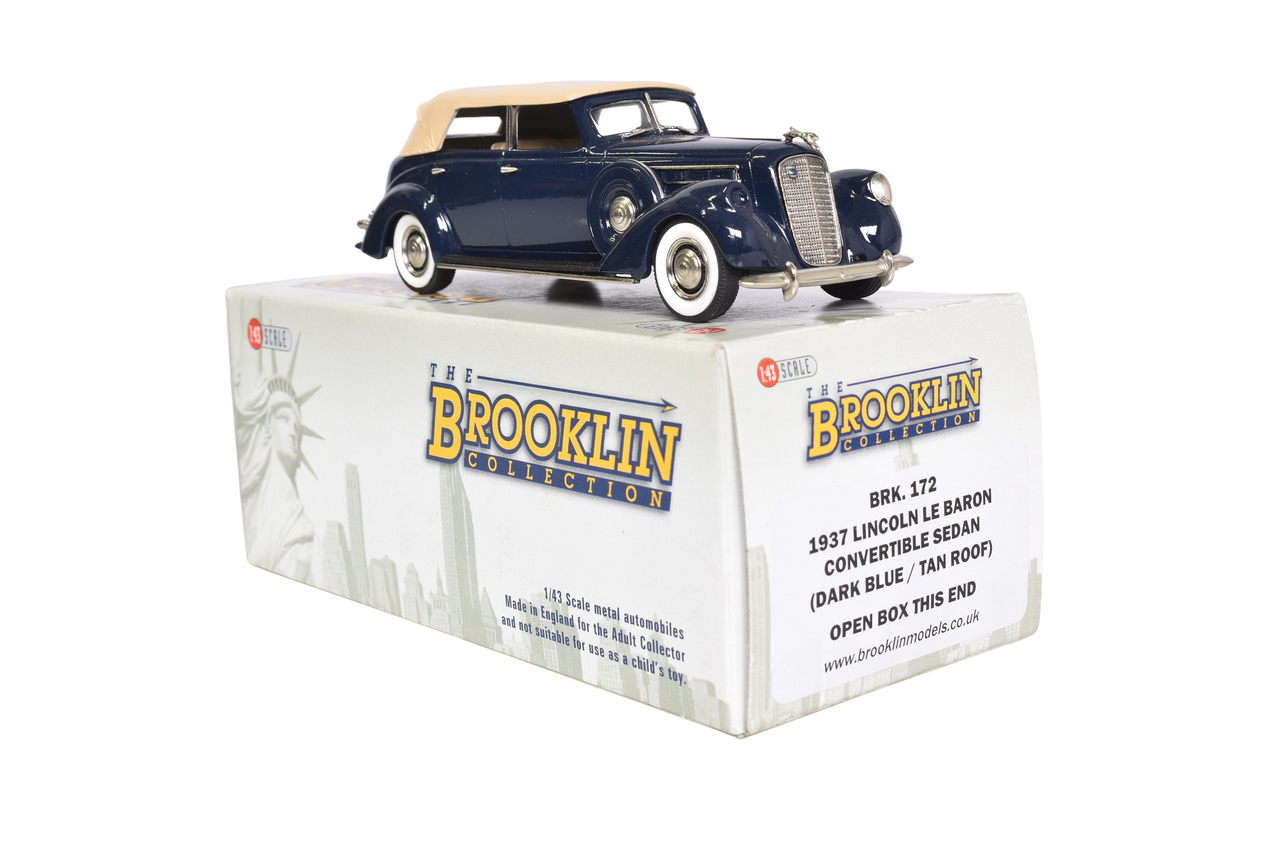 7021 - Brooklin BRK172 1937 Lincoln Le Baron Convertible Sedan thumbnail