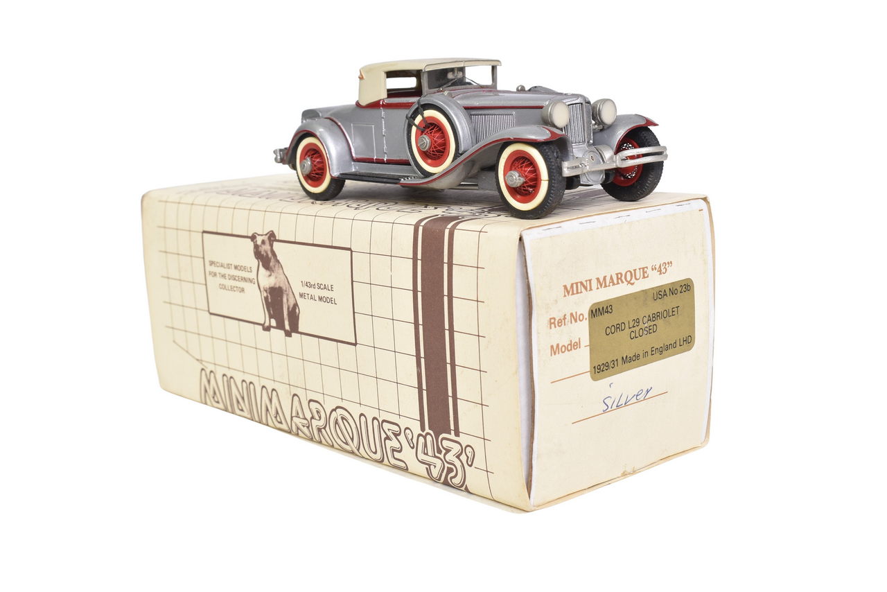 7029 - Mini Marque US 23B 1929/31 Cord L29 Cabriolet Closed thumbnail