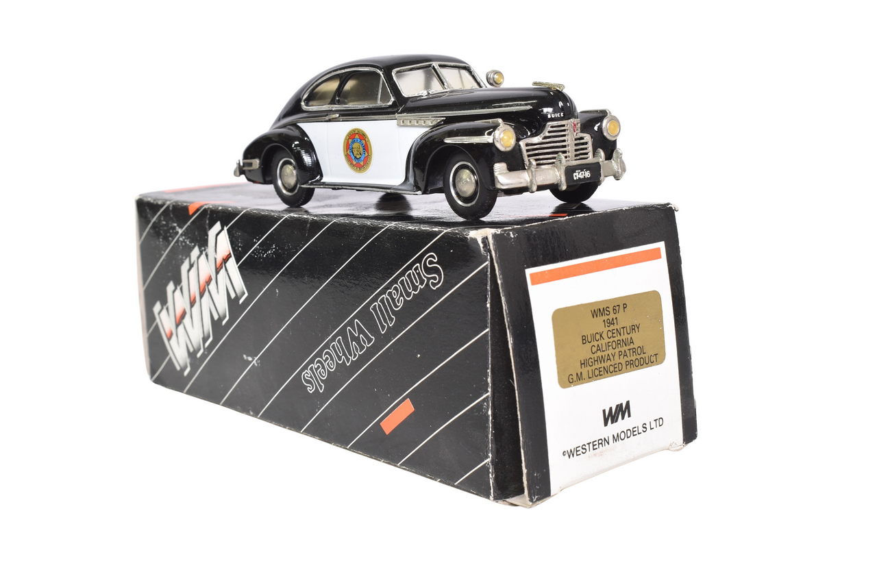 7036 - Western Models WMS 67P 1941 Buick Century California Highway Patrol thumbnail