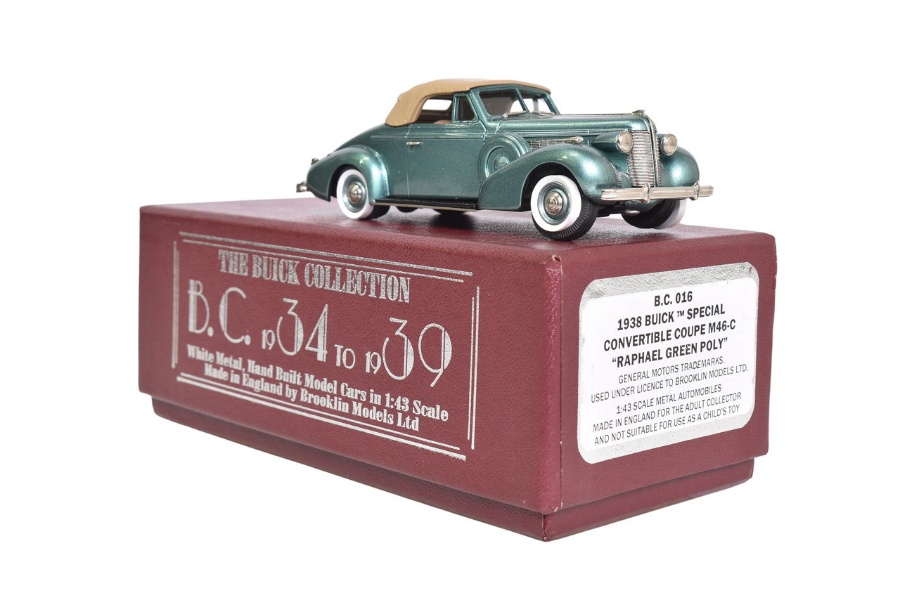 7046 - Brooklin BC016 1938 Buick Special Convertible Coupe M46-C thumbnail