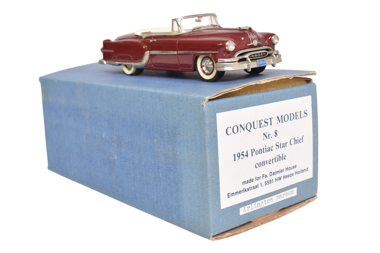 7067 - Conquest Models Nr. 8 1954 Pontiac Star Chief Convertible thumbnail