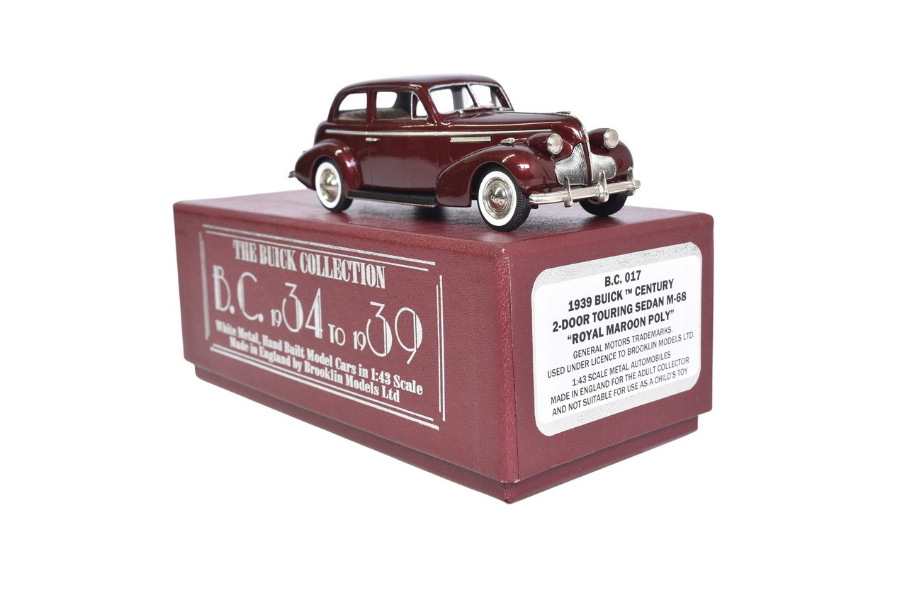 7071 - Brooklin BC017 1939 Buick Century Two-Door Touring Sedan M-68 thumbnail