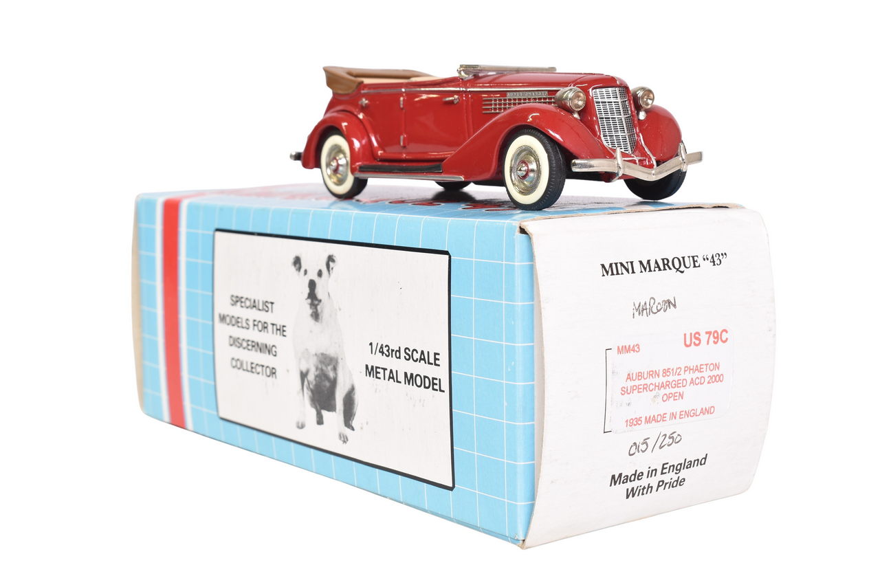 7078 - Mini Marque US 79C 1935 Auburn 851/2 Phaeton Supercharged ACD 2000 thumbnail