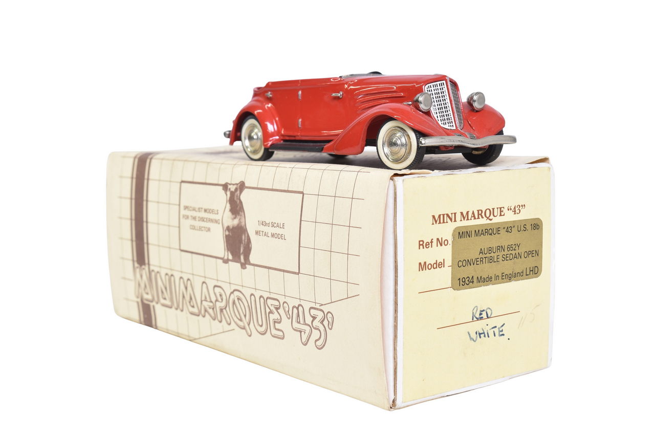 7080 - Mini Marque US 18B 1934 Auburn 652Y Convertible Sedan thumbnail