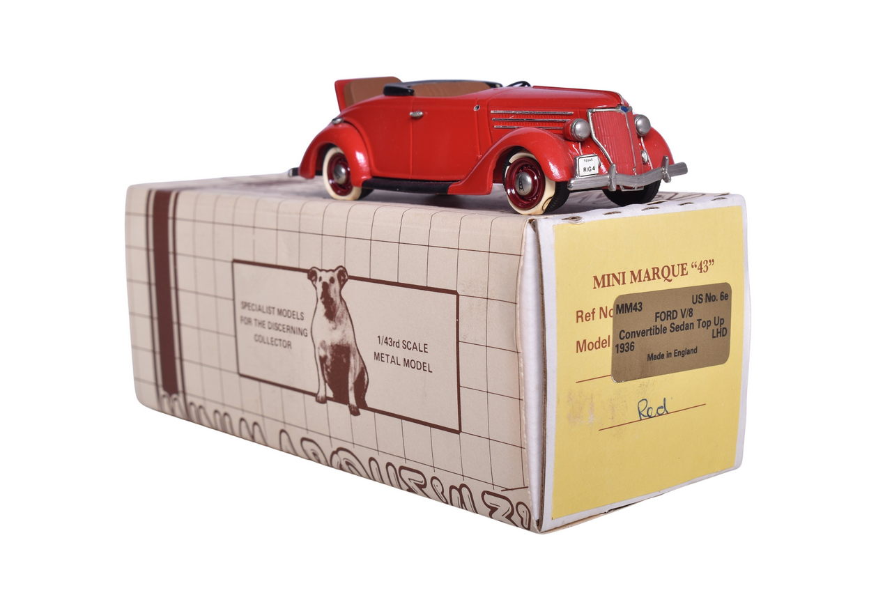 7089 - Mini Marque US 6E 1936 Ford V/8 Convertible Sedan thumbnail