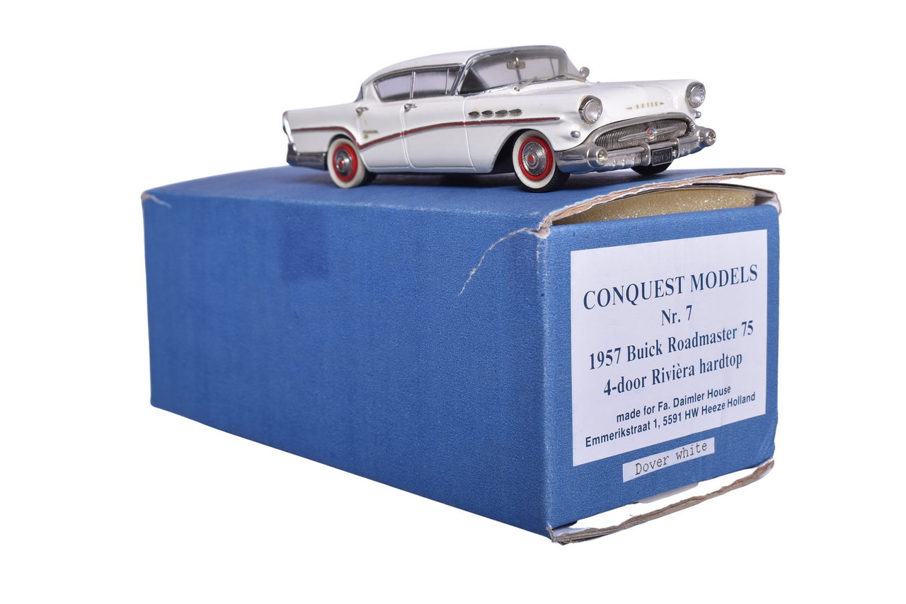 7090 - Conquest Models Nr. 7 1957 Buick Roadmaster 75 Four-Door Riviera Hardtop thumbnail