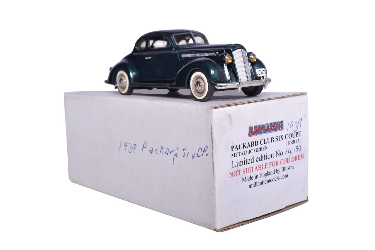7147 - Mini Marque GRB 12 1939 Packard Club Six Coupe thumbnail