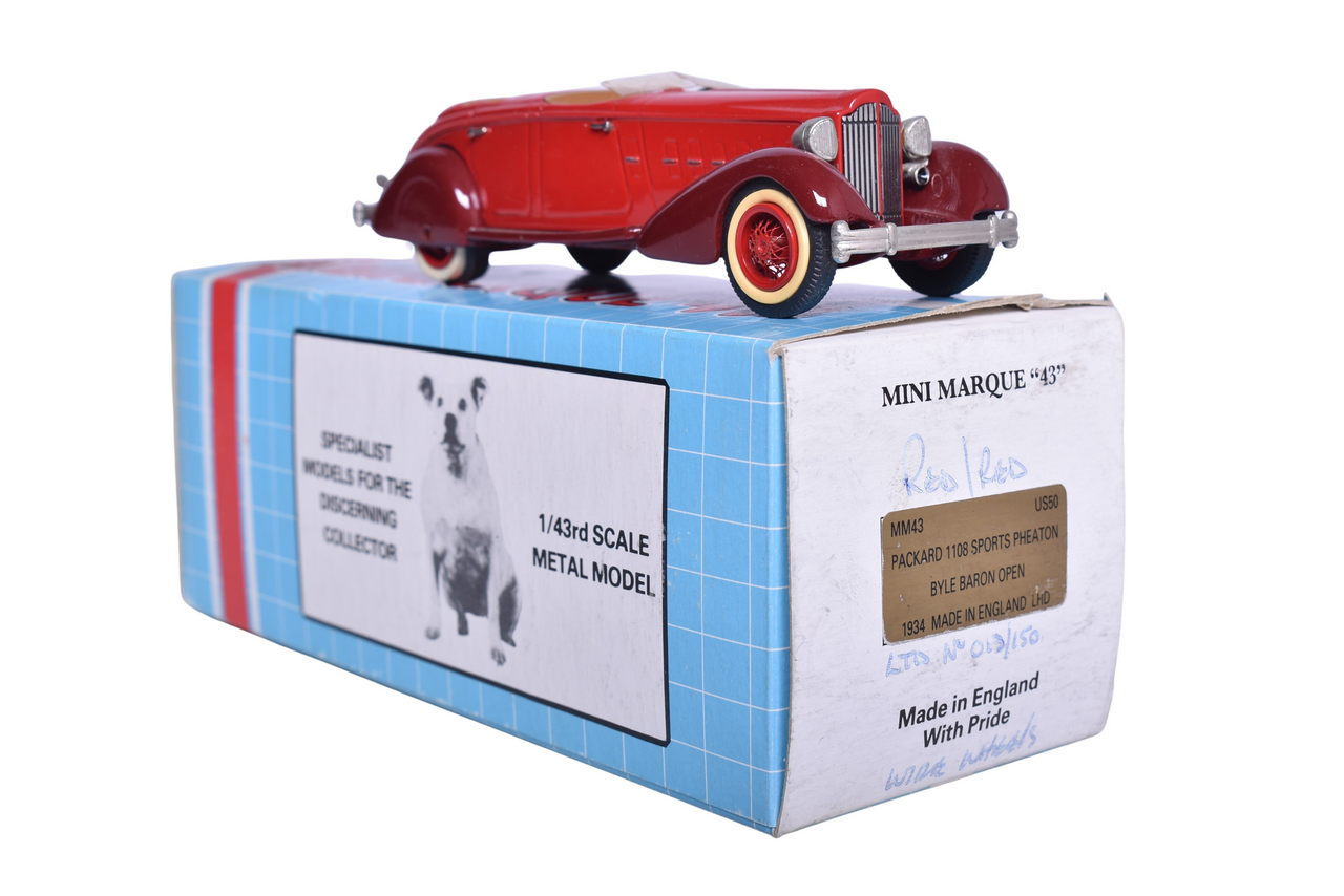 7148 - Mini Marque US50 1934 Packard 1108 Sports Pheaton Byle Baron Open thumbnail