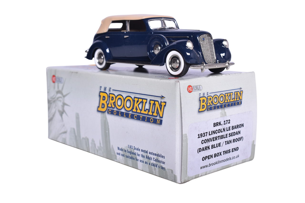 7156 - Brooklin BRK172 1937 Lincoln Le Baron Convertible Sedan thumbnail