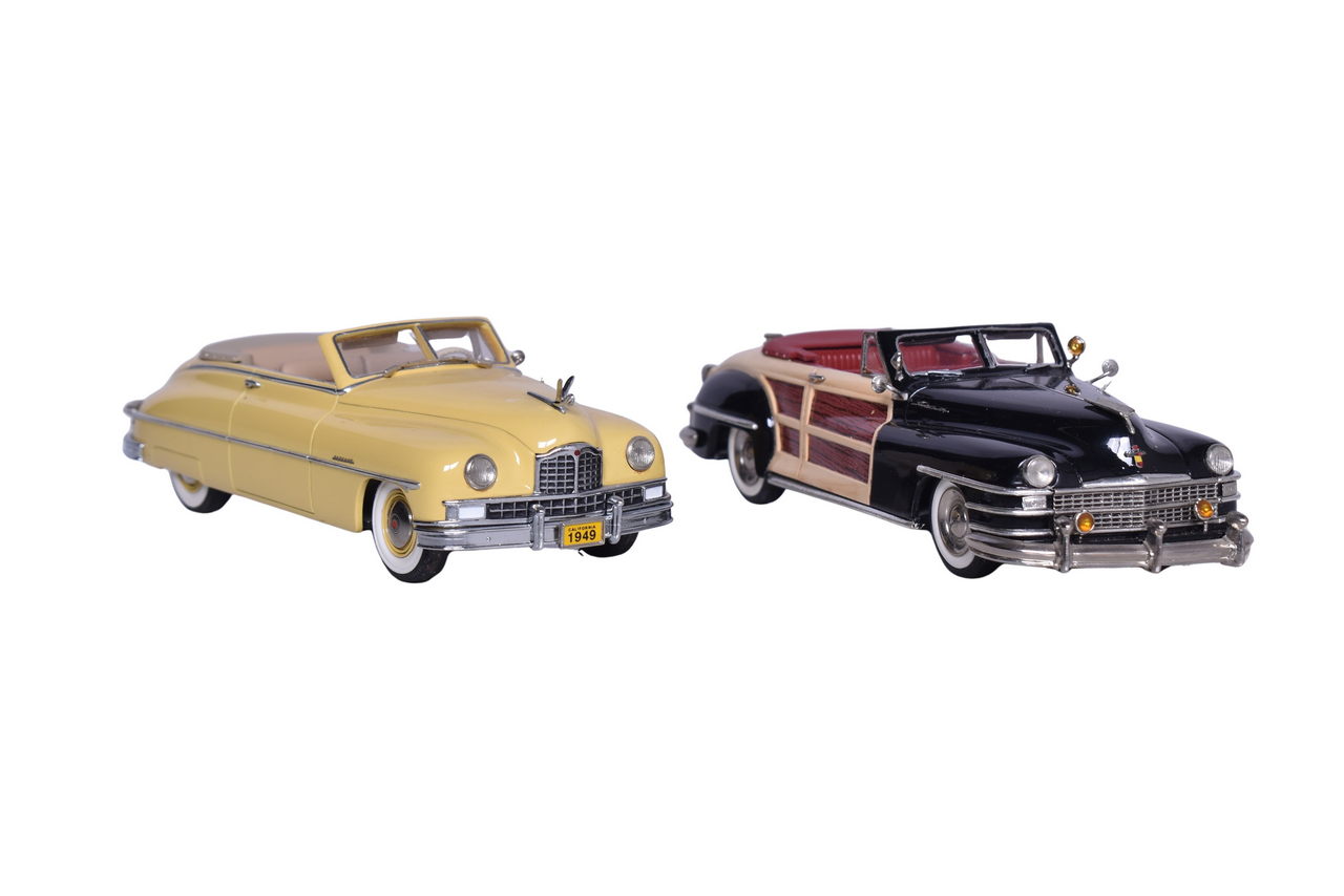 7173 - Pair of Motor City USA 1940s Models - MC 53 1949 Packard and MC 22 1948 Chrysler Town and Country thumbnail