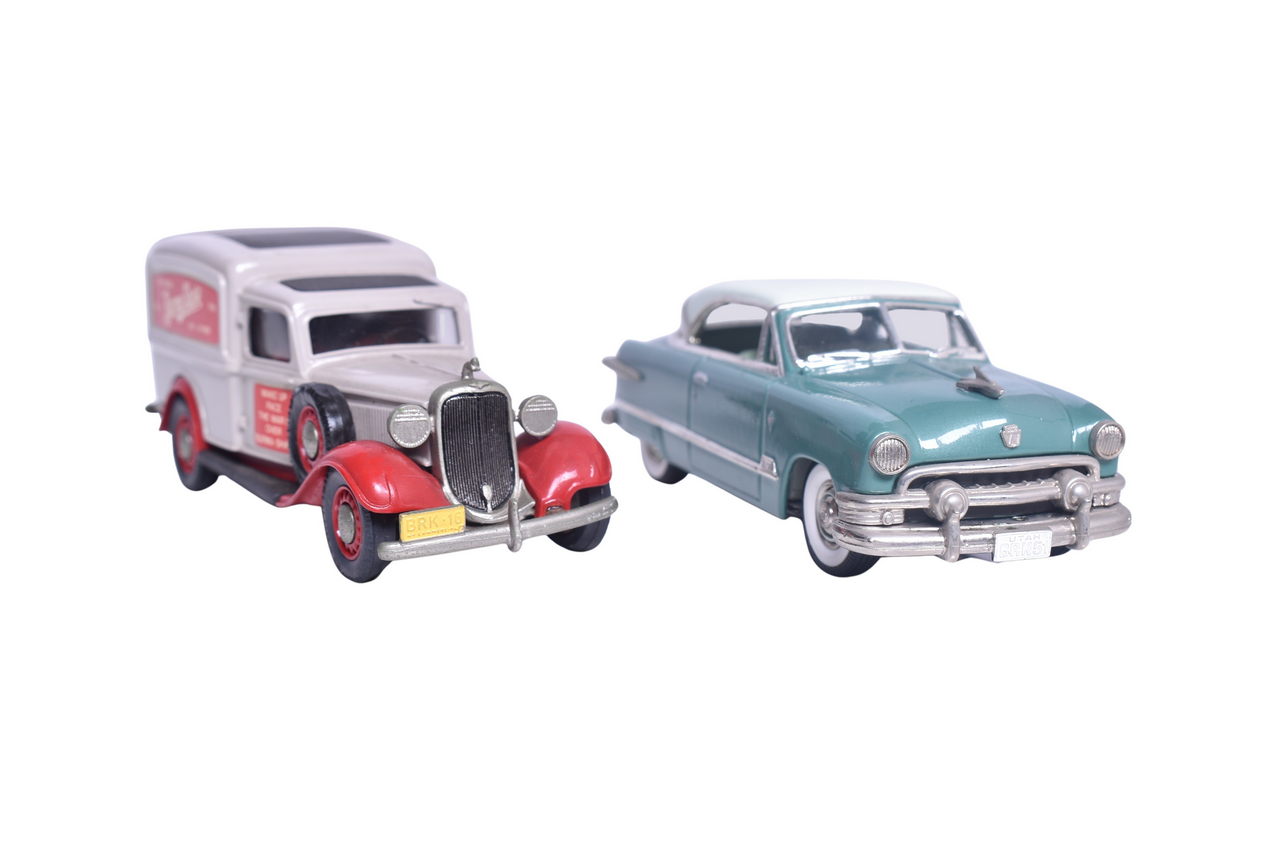 7221 - Pair of Brooklin Models - 1951 Ford Victoria and 1936 Dodge Van thumbnail