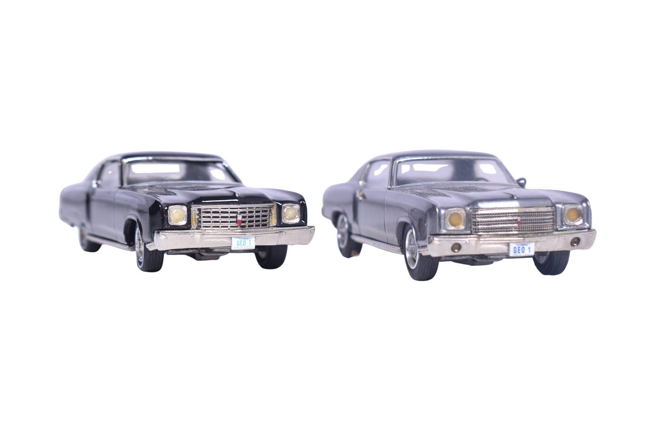 7282 - Pair of Western Models and PTH Models Muscle Car Series Chevrolet Monte Carlos thumbnail