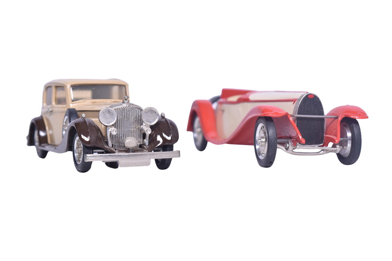 7288 - Pair of Western Models - WMS 29X 1931 Bugatti Type 41 Royale and WMS 34X 1985 Bentley thumbnail