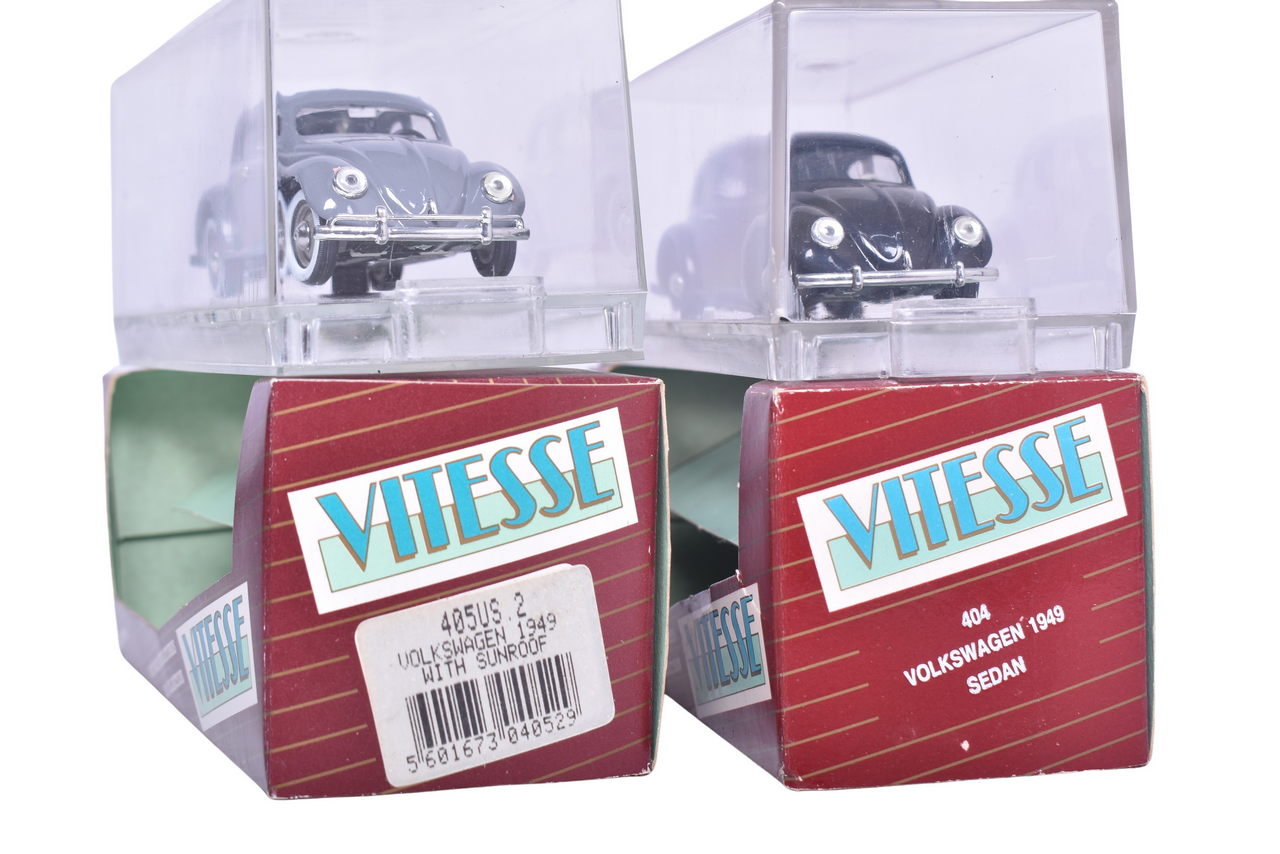 7293 - Pair of Vitesse 1949 Volkswagen Sedan Models thumbnail