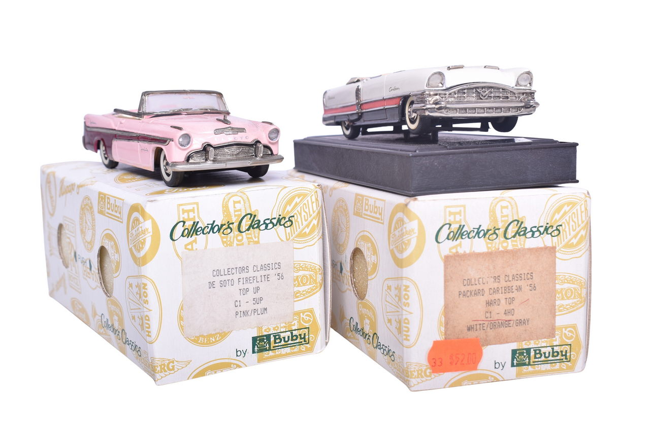 7295 - Pair of Collector's Classics 1956 Models - Desoto Fireflite and Packard Caribbean thumbnail