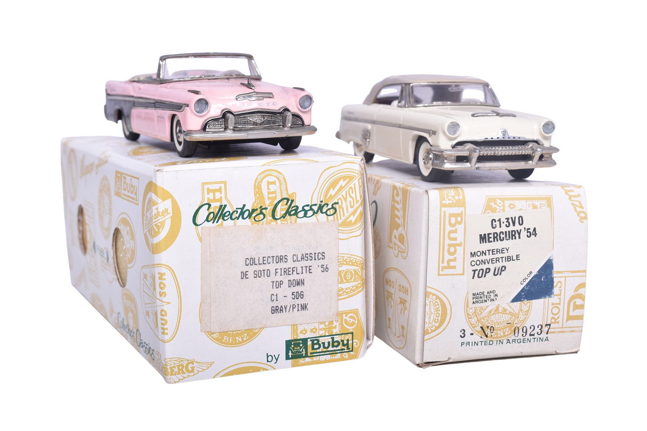 7297 - Pair of Collector's Classics 1950s Models - 1956 Desoto Fireflite and 1954 Mercury Monterey thumbnail