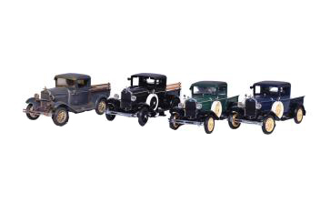7311 - Four Motor City 1:18 Die Cast 1931 Ford Model A Pickup Models thumbnail