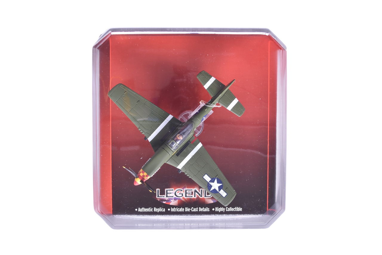 7351 - Corgi 1:72 P51D Mustang Kit Carson Die Cast Military Plane - NIB thumbnail