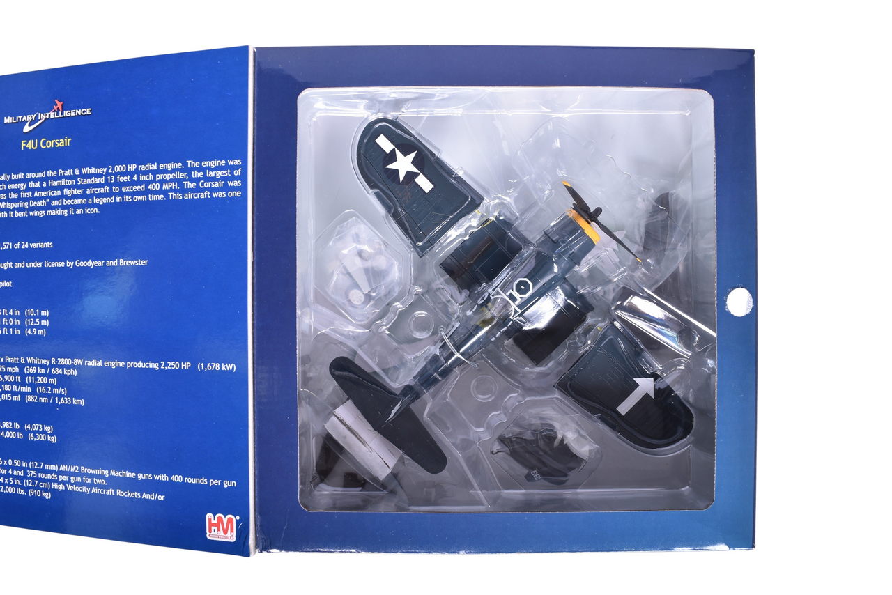 7353 - Hobby Master 1:48 WWII F4U Corsair Die Cast Military Plane - NIB thumbnail