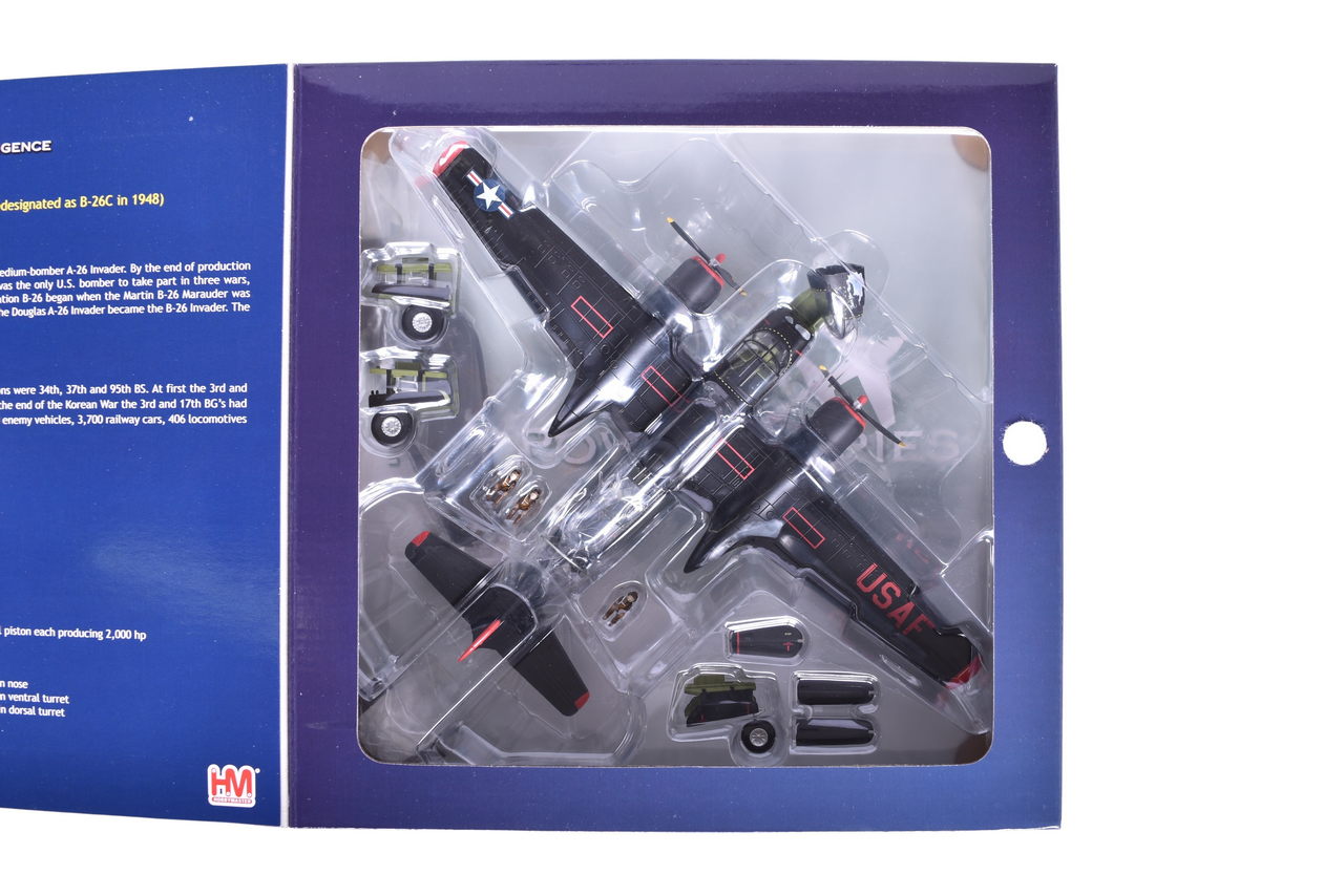 7354 - Hobby Master 1:72 WWII A-26C Invader Die Cast Military Plane - NIB thumbnail