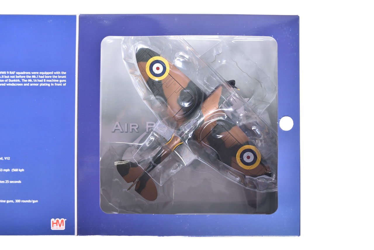 7355 - Hobby Master 1:48 Royal Air Force Early Spitfire MK.1 Die Cast WWII Military Plane - NIB thumbnail
