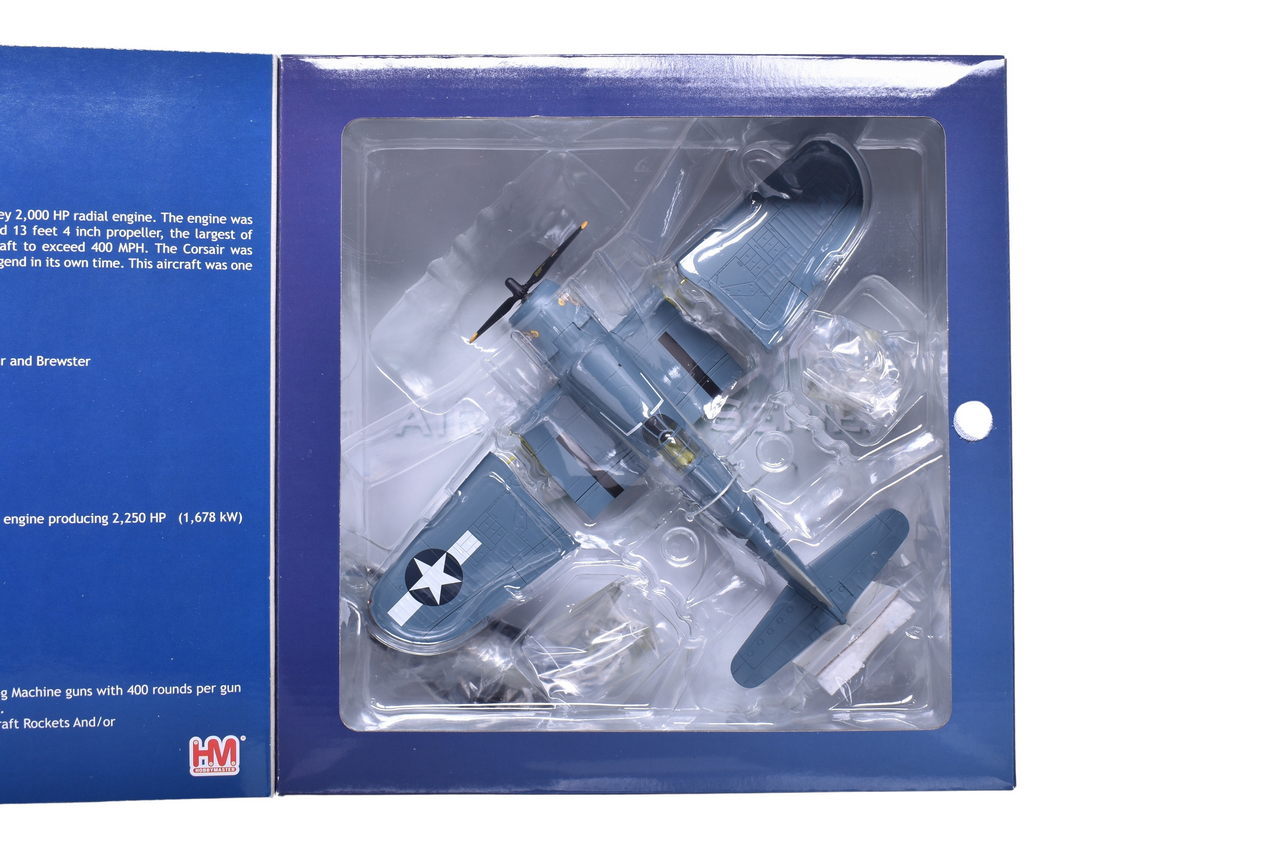 7364 - Hobby Master 1:48 F4U Corsair Die Cast F4U-1 Bird Cage Corsair WWII Military Plane - NIB thumbnail
