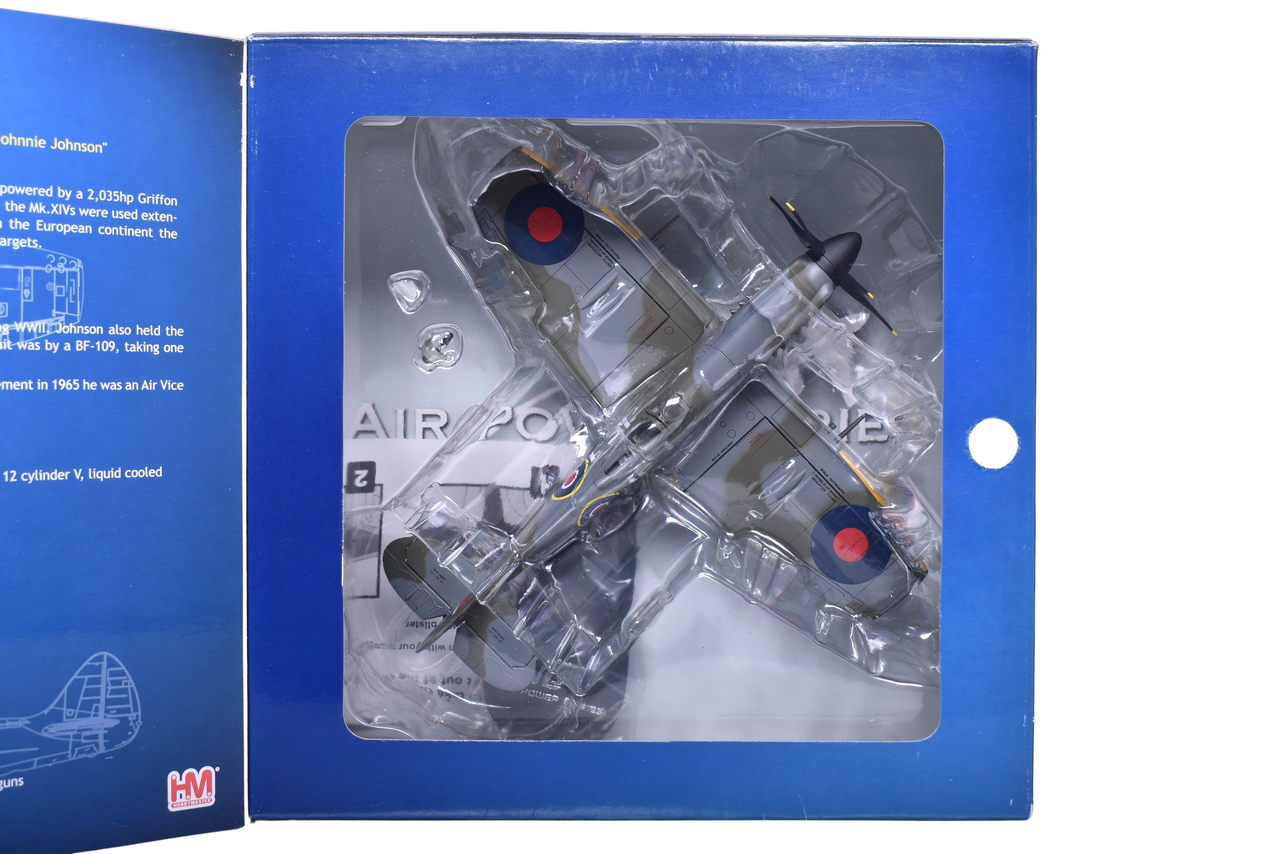 7372 - Hobby Master 1:48 Spitfire MK.XIVe Die Cast WWII Military Plane - Limited Edition NIB thumbnail