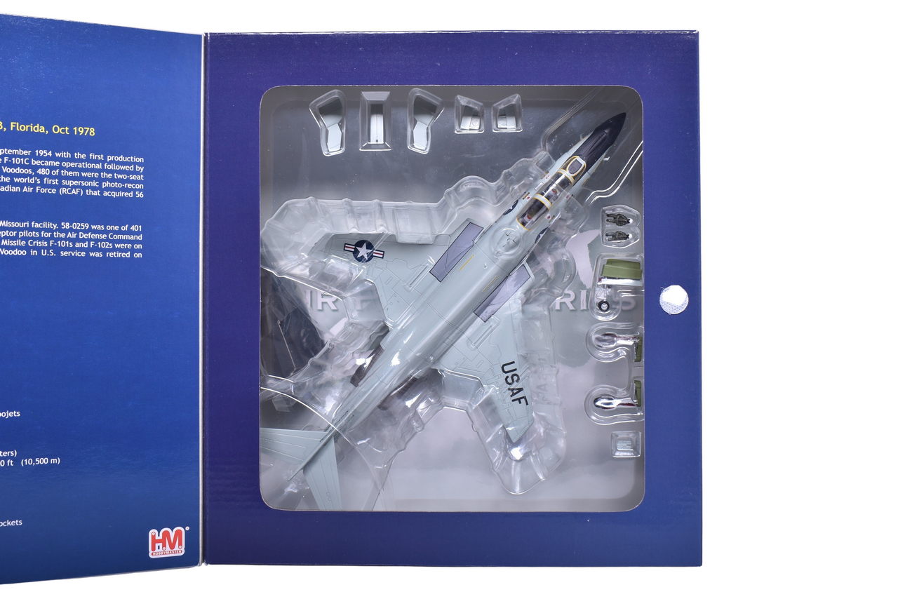 7376 - Hobby Master 1:72 McDonnell F-101B Voodoo Die Cast U.S. Air Force Military Plane thumbnail
