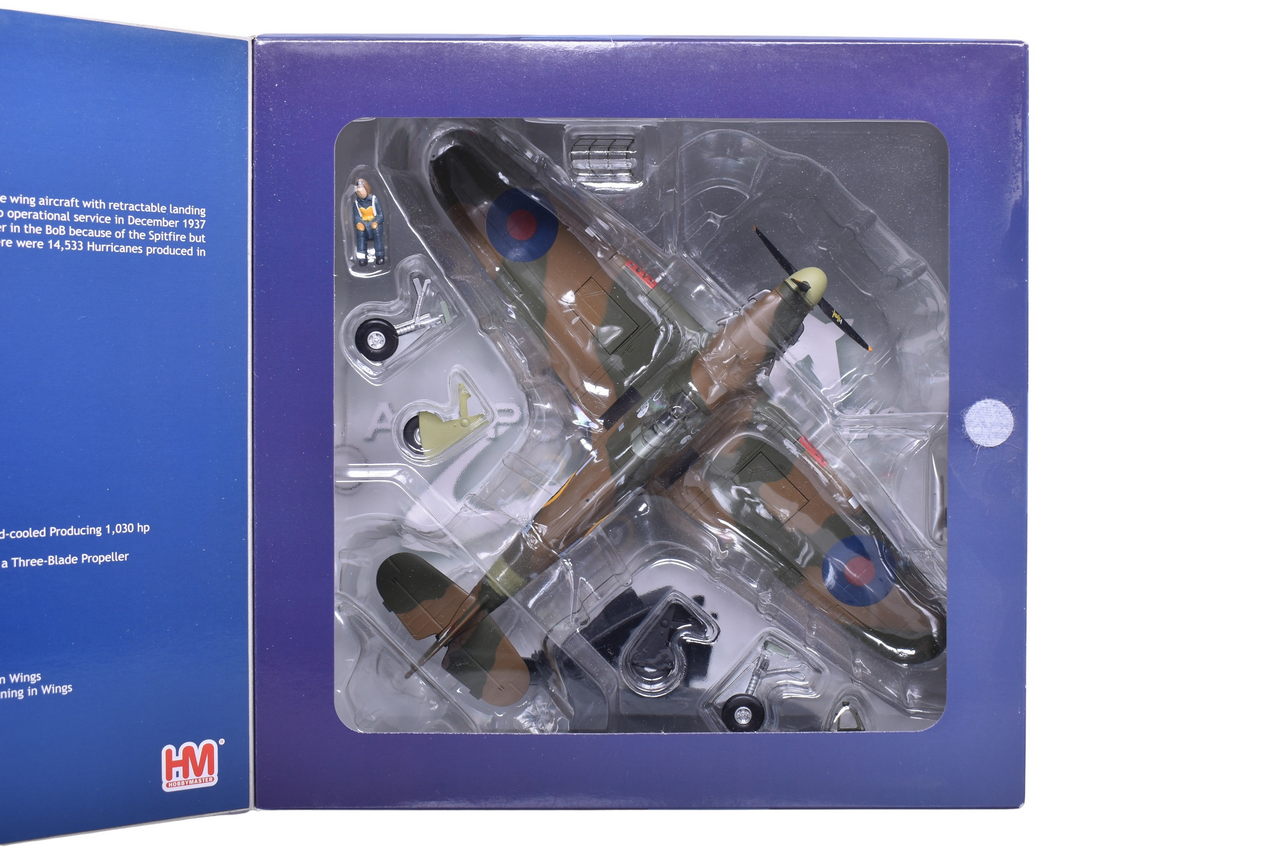 7377 - Hobby Master 1:48 Hawker Hurricane Mk.I Die Cast Military Plane thumbnail
