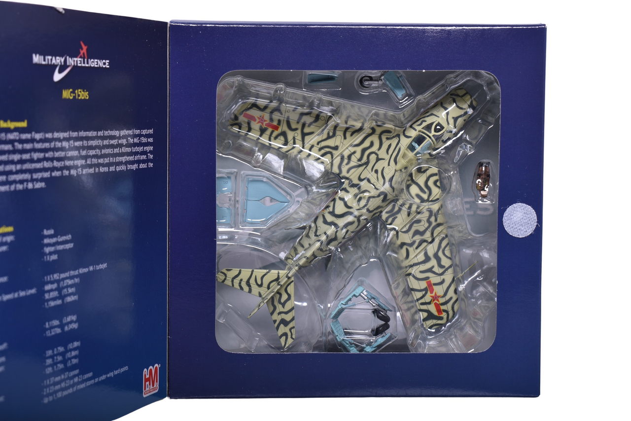 7393 - Hobby Master 1:72 World MiG-15bis Die Cast PLAAF Korean War Military Plane thumbnail