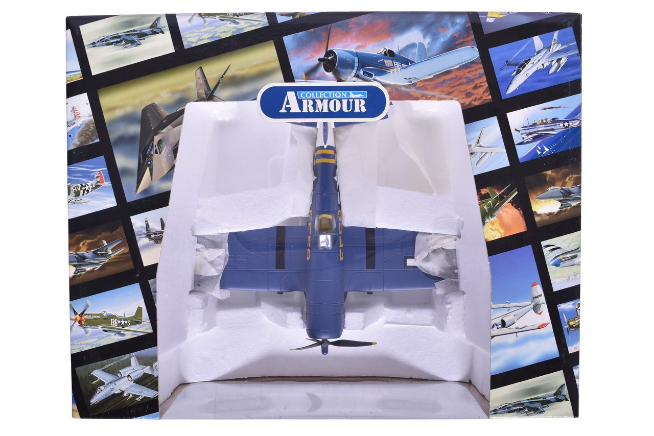 7396 - Franklin Mint / Armour Collection 1:48 F4U Corsair Die Cast Military Plane thumbnail