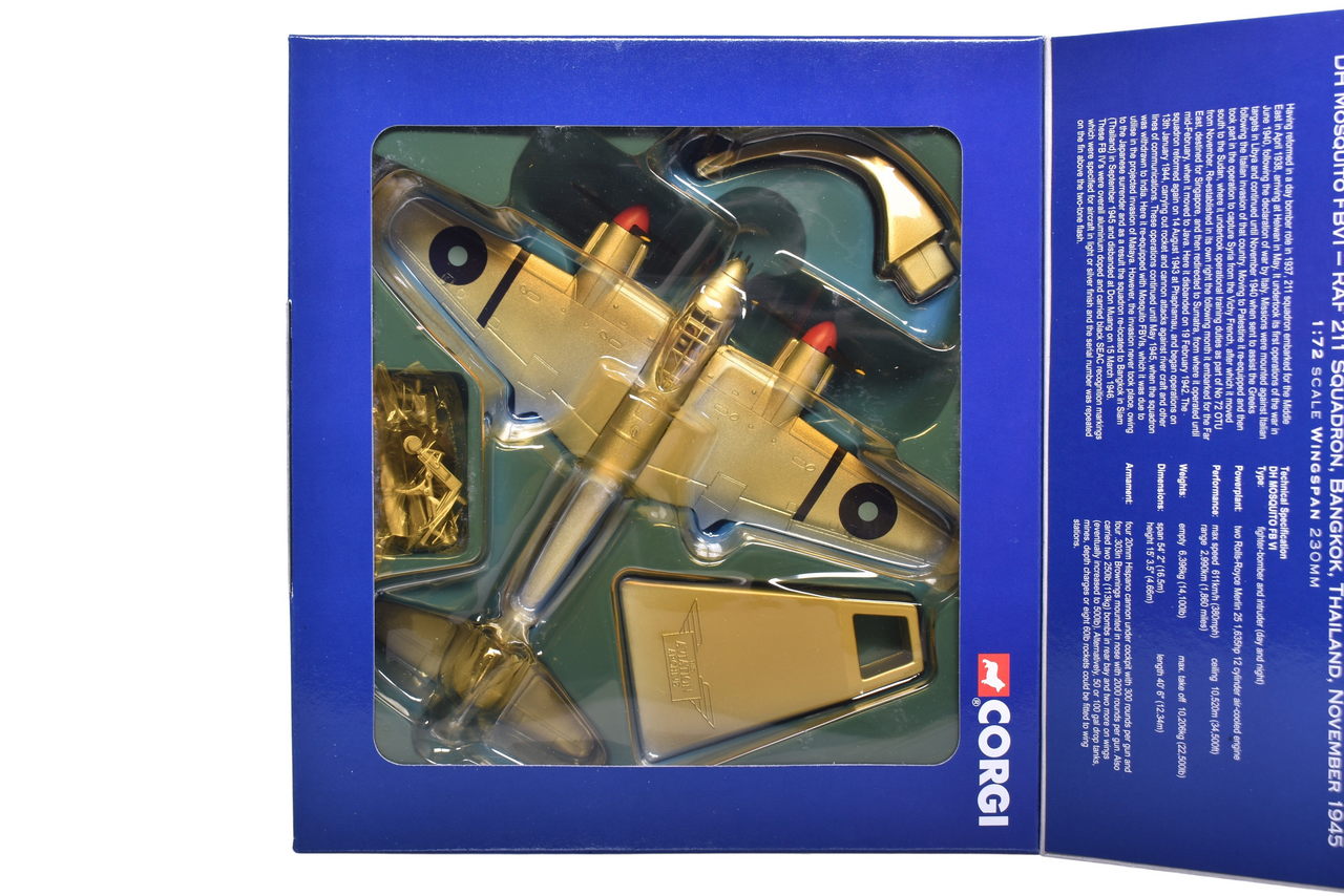7412 - Corgi 1:72 WWII DH Mosquito FBVI Diecast Plane thumbnail
