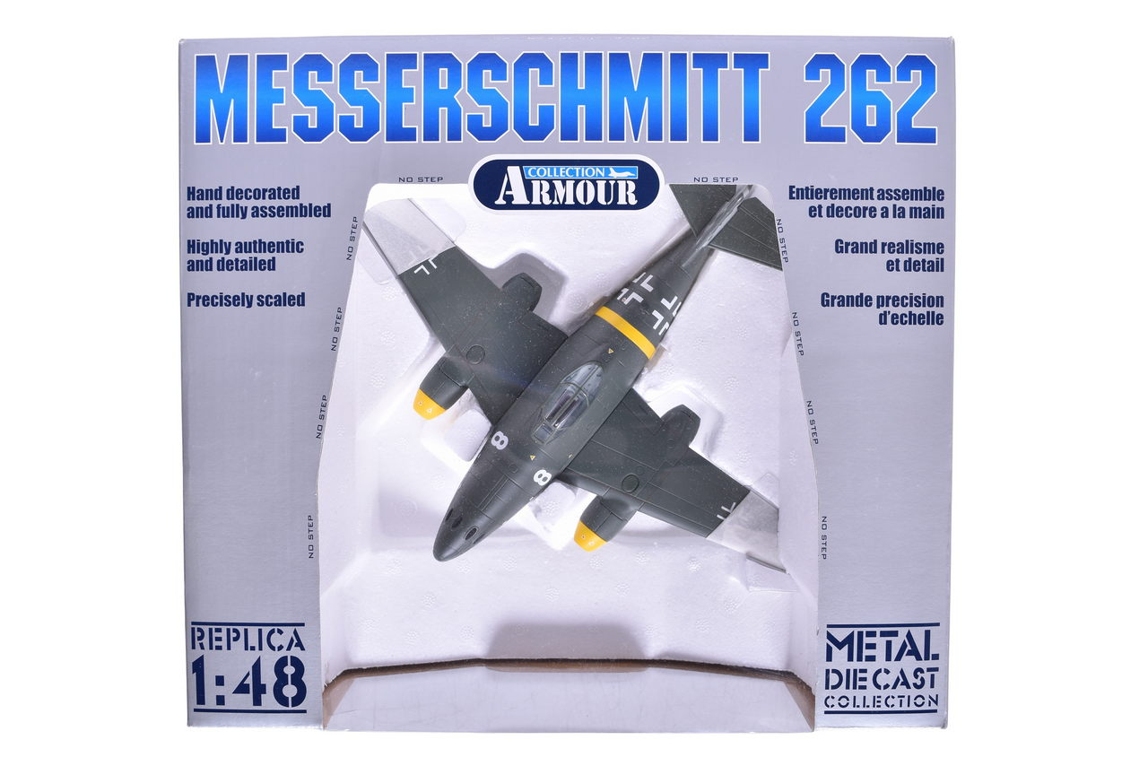 7417 - Armour Collection / Franklin Mint 1:48 Messerschmitt 262 WWII Aces Diecast Plane thumbnail