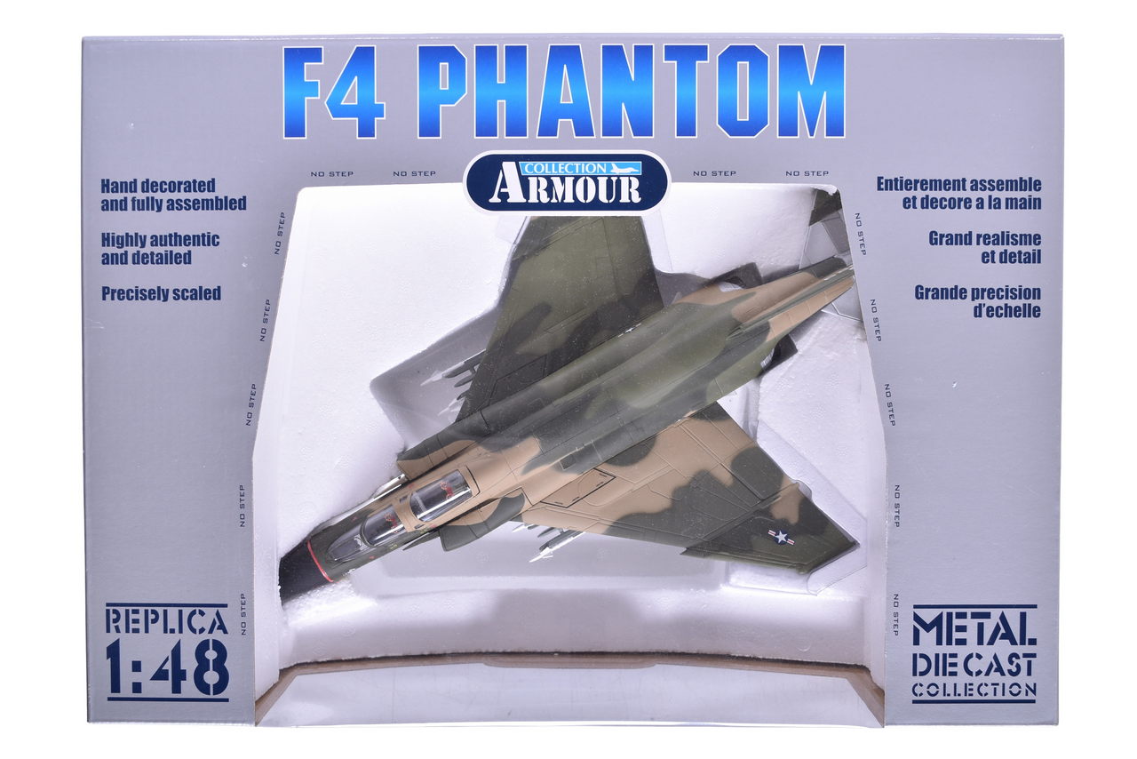 7428 - Franklin Mint / Armour Collection B11B169 USAF ���Mig Killer��� F-4 Phantom Diecast Plane thumbnail