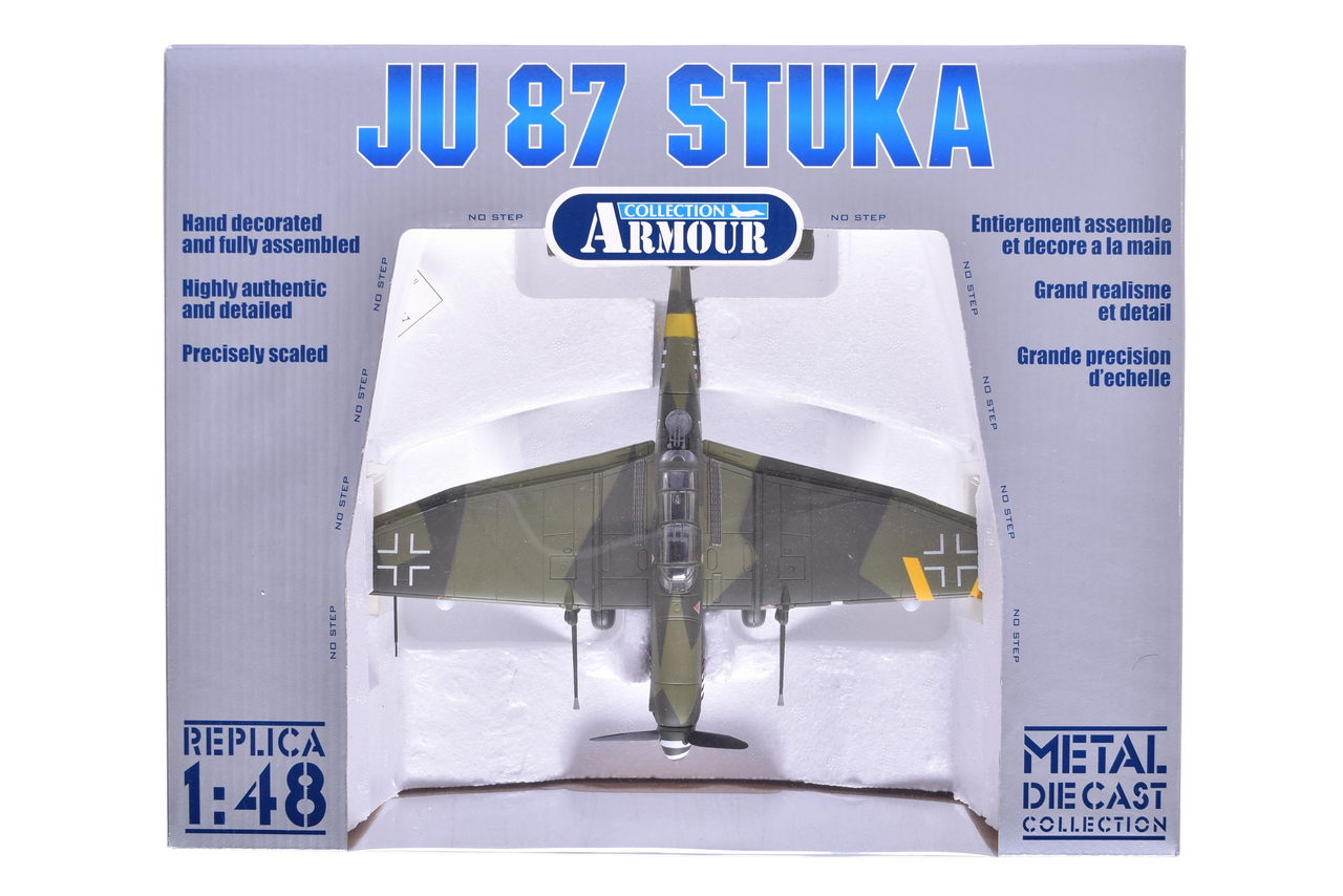 7432 - Franklin Mint / Armour Collection B11B265 JU-87D Stuka Dora Luftwaffe ���Tank Buster��� Diecast Plane thumbnail