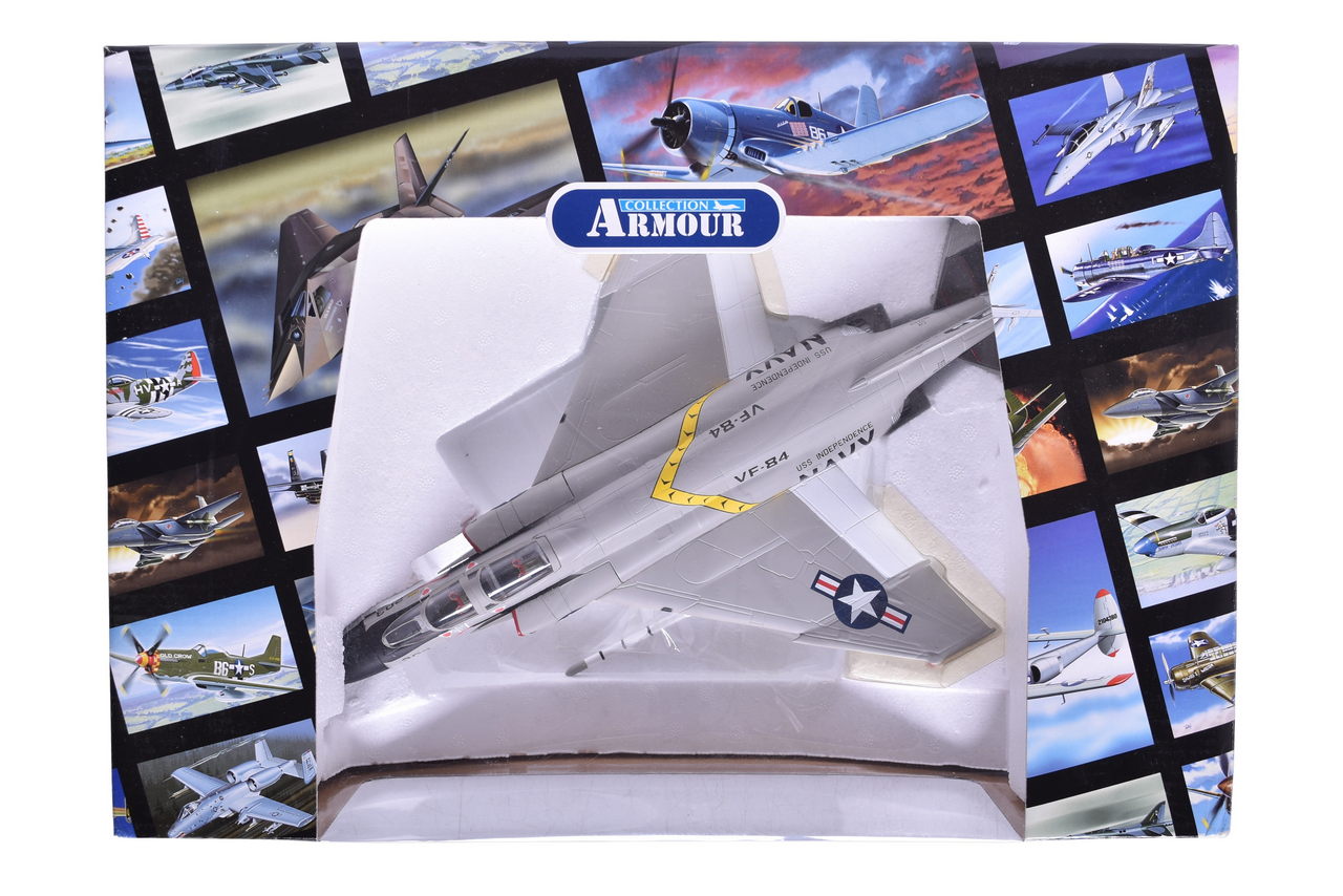7438 - Armour Collection / Franklin Mint 1:48 F4-Phantom Jolly Roger Diecast Jet thumbnail