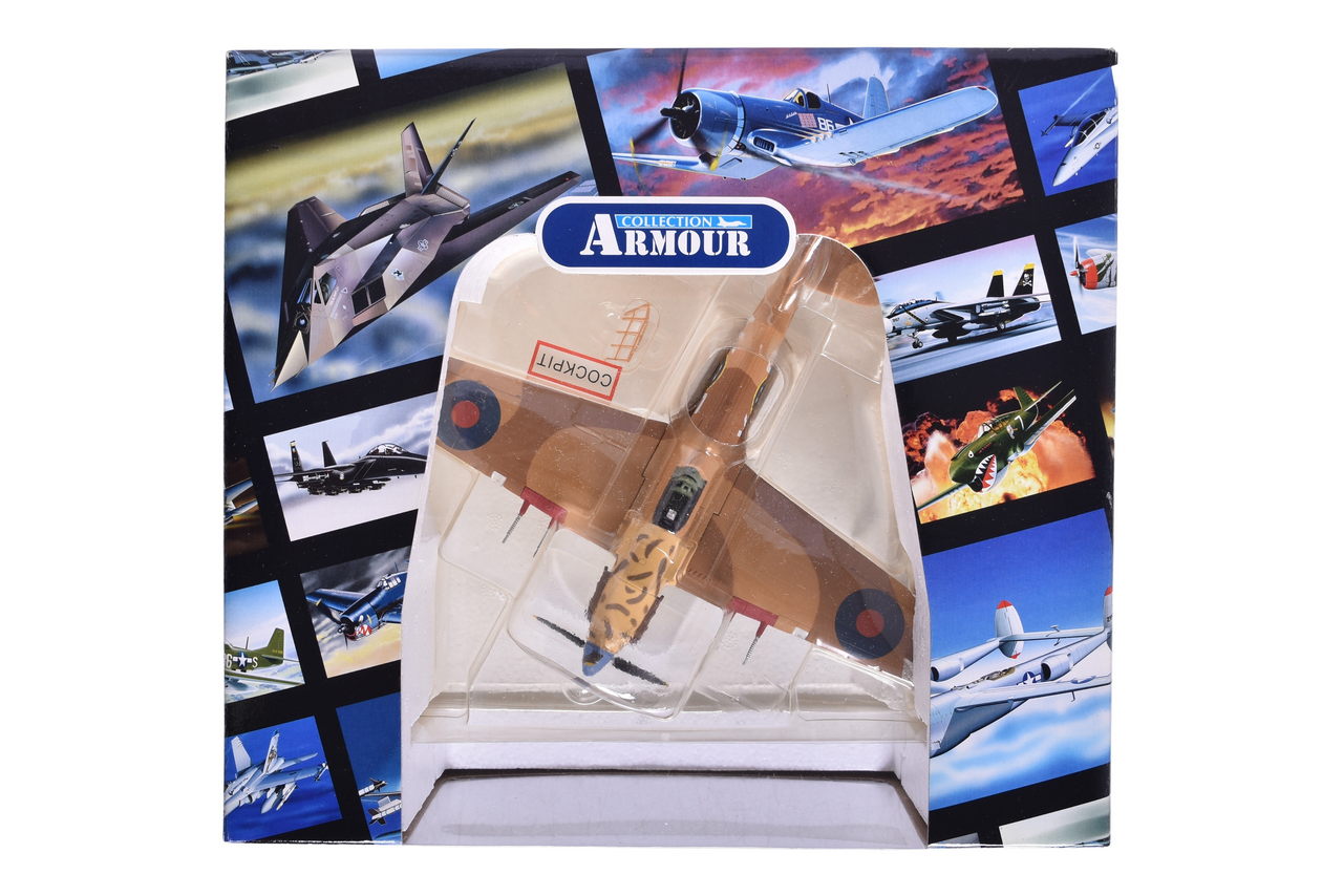7462 - Franklin Mint / Armour Collection B11B627 Hurricane MKIIC No. 213 Squadron Diecast WWII Military Plane thumbnail