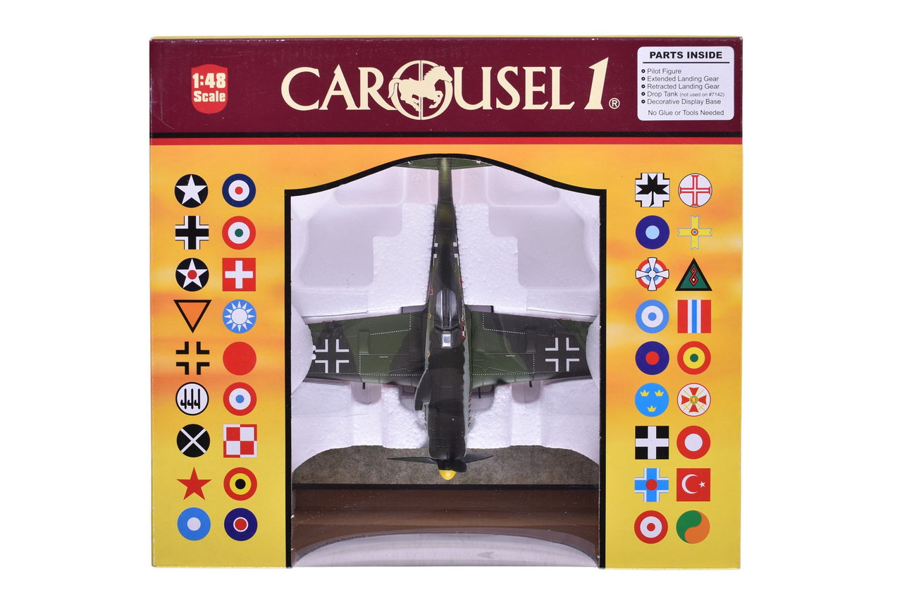 7474 - Carousel 1 1:48 #7142 Focke-Wulf 190D 'Dora-11' German Military Die Cast Plane thumbnail