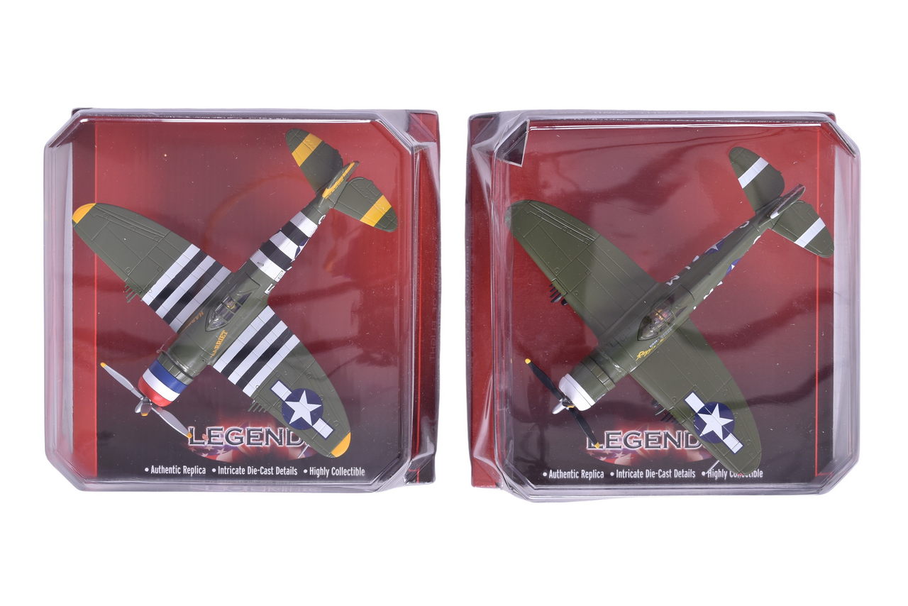 7507 - Pair of Corgi 1:72 P-47D Thunderbolt 