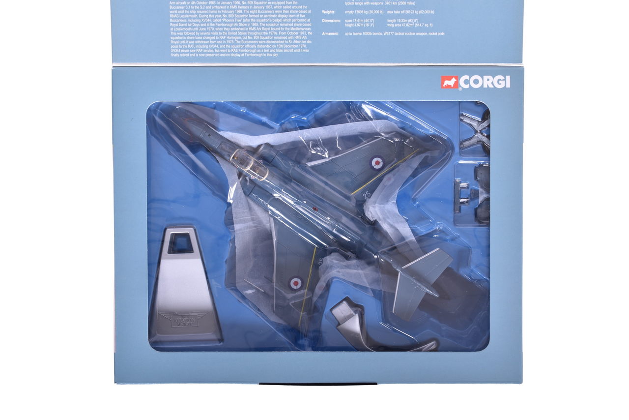 7518 - Corgi 1:72 AA34101 Blackburn Buccaneer S.Mk.2 Royal Navy Diecast Military Plane thumbnail