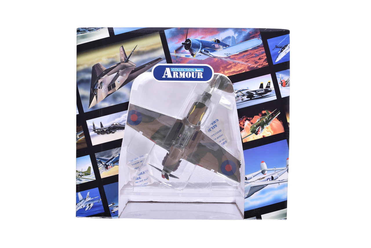 7529 - Armour Collection / Franklin Mint 1:48 RAF UK Hurricane MK. I Diecast Plane thumbnail