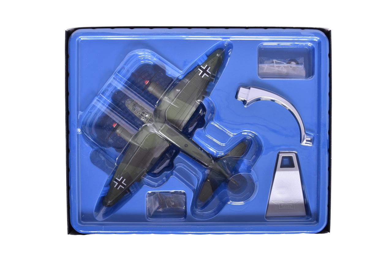 7551 - Corgi 1:72 AA36702 Junkers Ju88A-5 5./KG30 'Adler Geschwader' Diecast WWII Military Plane thumbnail