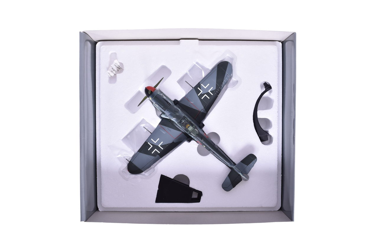 7567 - Corgi 1:32 AA34901 Messerschmitt BF109G 'Red 6' Diecast WWII German Military Plane thumbnail