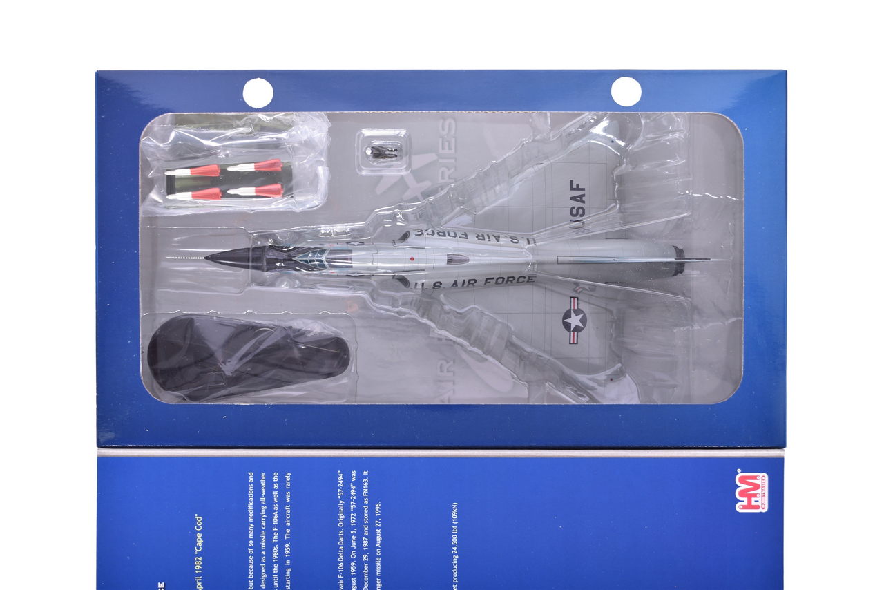 7591 - Hobby Master 1:72 F-106A Delta Dart Diecast US Air Force Military Jet thumbnail