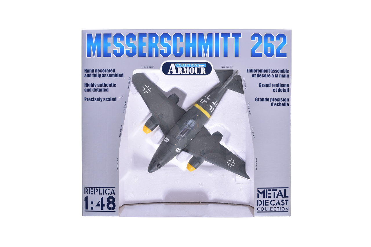 7601 - Armour Collection / Franklin Mint 1:48 Luftwaffe Messerschmitt 262 Diecast Plane thumbnail