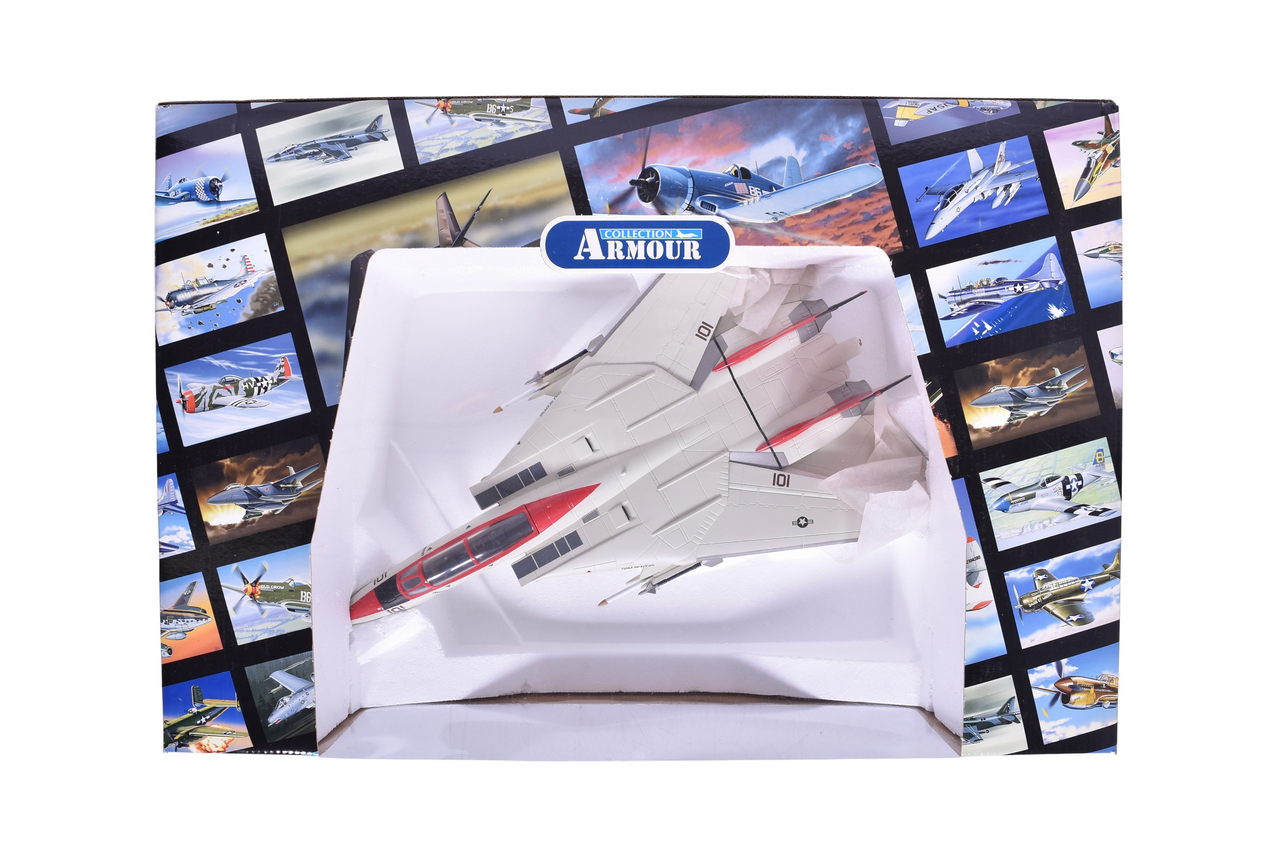 7612 - Armour Collection / Franklin Mint 1:48 F14 Tomcat 'Grim Reapers' Diecast Jet thumbnail