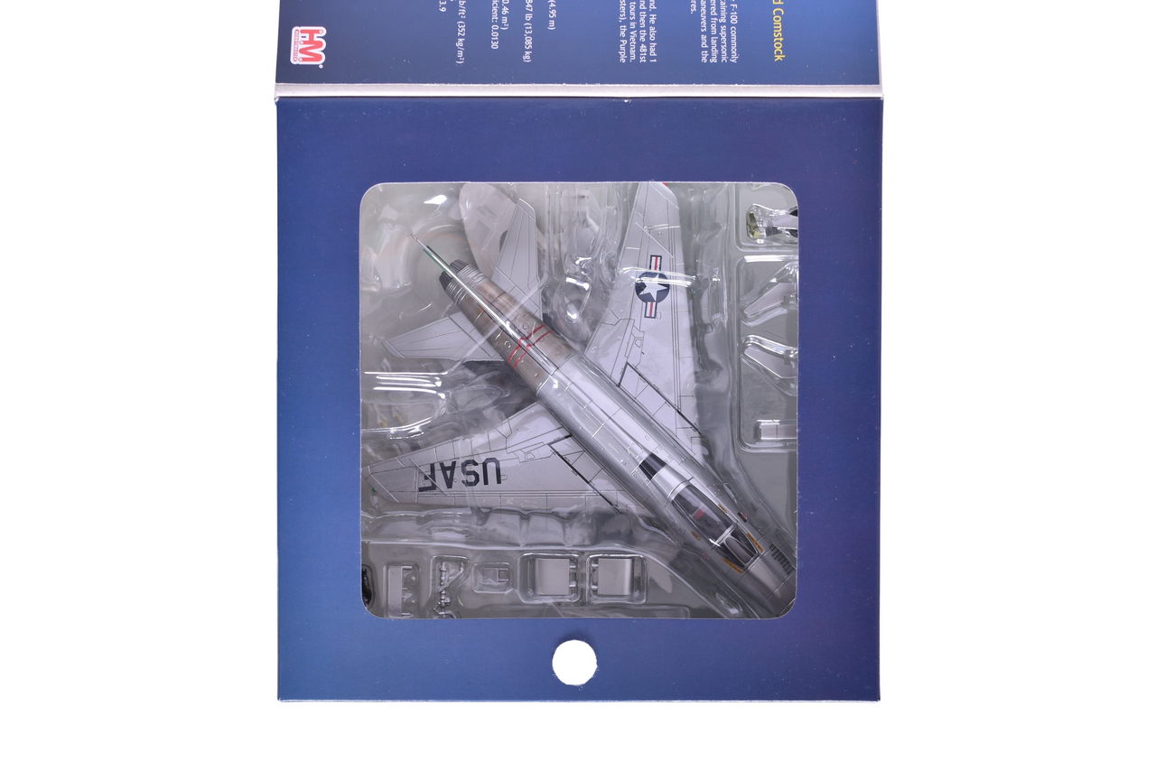 7633 - Hobby Master 1:72 F-100D Super Sabre USAF Tan Son Nhut Diecast Military Plane thumbnail