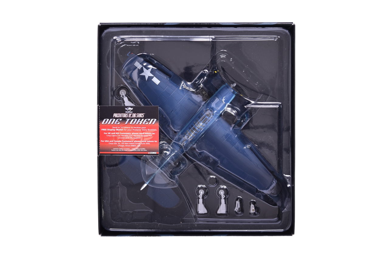 7677 - Corgi Predators 1:72 PR99409 Grumman Avenger TBM-3 Diecast Military Plane - NIB thumbnail