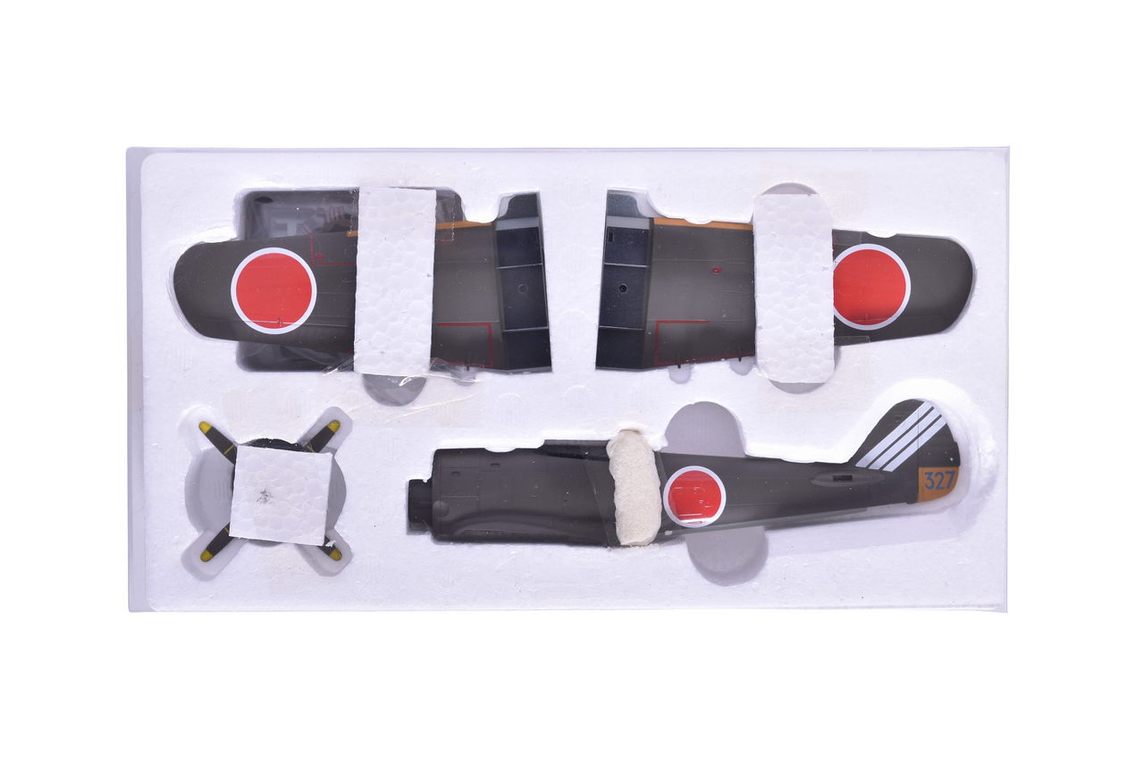 7687 - Marushin 1:48 Type 4 Nakajima Ki-84 Hayate Diecast WWII Army Fighter Plane - NIB thumbnail