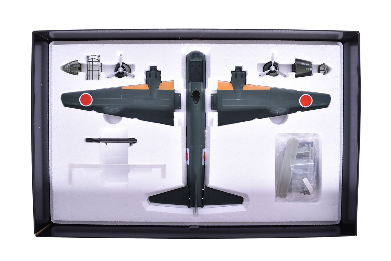 7694 - Marushin 1:48 Mitsubishi G6M1 Attack Aircraft Model 11 Diecast WWII Japanese Navy Plane thumbnail